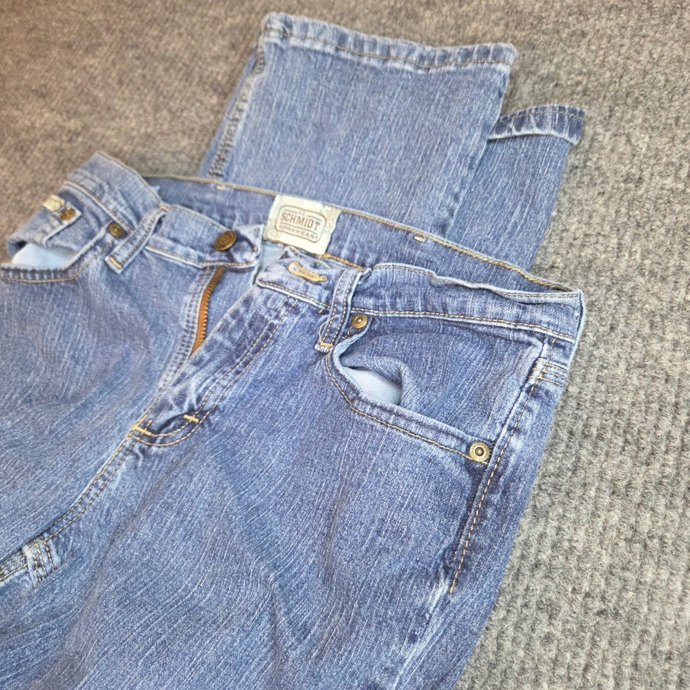 CE Schmidt Workwear Mens Bootcut Jeans Blue Medium Wash 29x31 WTCB19M